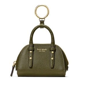 Kate Spade New York Charmed Nano Carryall Bag Charm Seaweed Micro Mini  Satchel